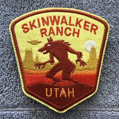 LONEWOLF1852 SKINWALKER RANCH UTAH 3x3 Embroidered Morale Patch Hook Backing Brand New