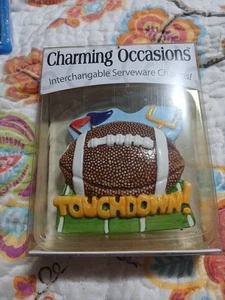 Charmante Anlässe Fußball Touchdown Serviergeschirr austauschbarer Charm - Bild 1 von 2