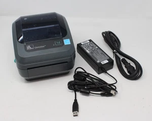 Zebra GK420d LAN Netzwerk RJ45 USB Etiketten Drucker GK42-202220-000 (#28995) - Afbeelding 1 van 7