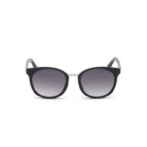 Guess GU7601 01B Shiny Black Plastic Round Sunglasses Frame 52-20-145 - Picture 1 of 3