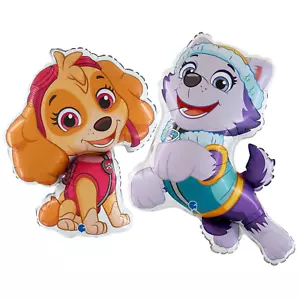 Skye und Everest 2er Set Paw Patrol Luftballons für Kindergeburtstag Party Ballon - Bild 1 von 3