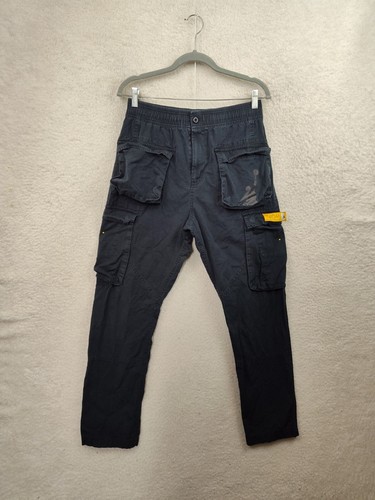 Pantalone uomo Air Jordan piccolo nero cotone coulisse vestibilità standard lavaggio cargo