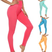New Women's High Waisted Yoga Pants Seamless Push Up Leggings Sports Fitness Gym