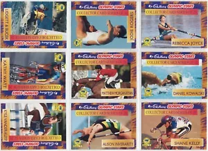 Cadbury Olympic Stars Collector Trading Cards 1995 Lot of 10 Cards - Picture 1 of 12