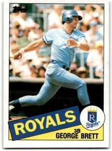 1985 Topps George Brett Kansas City Royals #100