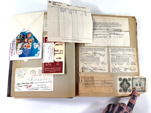 vtg 1940s Scrapbook Coats Pratt Kansas KS ephemera high school photos - Picture 1 of 18