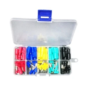 5 Colors Cold Press Pre insulated Male Female Quick Wire Terminal (100pcs) - Picture 1 of 8