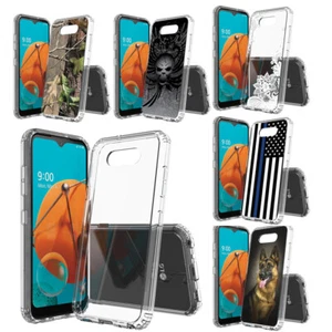 Custodia posteriore rigida antiurto sottile flessibile per LG Phoenix 5 / Risio 4 - Foto 1 di 53