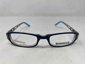 Victorious SPOTLIGHT BLU 46-17-125 Blue/Black Full Rim Eyeglasses Frame HJ96 - Picture 1 of 8