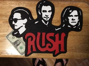 RUSH MEMORABILIA -3D WOOD ART - Picture 1 of 2