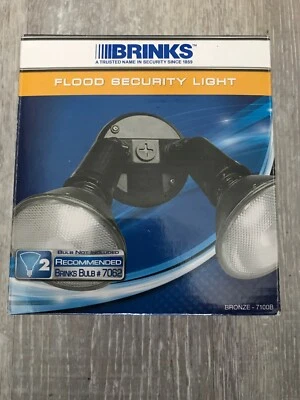Brinks 2 Head Flood Security Light Bronze 7100B - Image 1 of 3