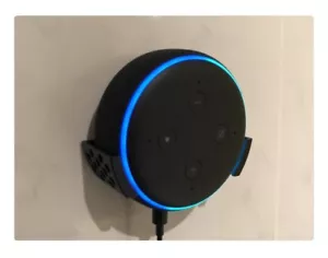 Black Wall Mount for Amazon Echo Dot 3rd Gen - Picture 1 of 2