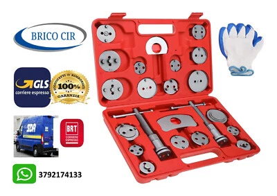 Set 24 Pezzi Arretratore Pistoncini Freno Kit Ripristino Pistoni Freno a Disco+o - Immagine 1 di 4