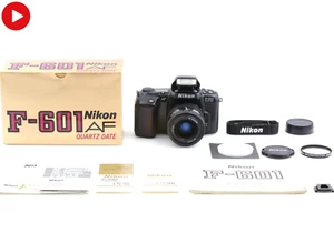 Video [Top MINT] Nikon F-601 QD 35mm Film Camera AF 35-70mm F3.3-4.5 Lens JAPAN - Picture 1 of 15