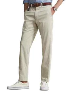 Pantalones de sarga elásticos ajustados para hombre Polo Ralph Lauren talla 36X32 - Imagen 1 de 1