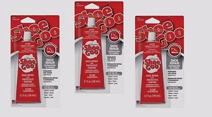 3 Pack ~ SHOE GOO CLEAR Shoe Skate Repair Glue 3.7oz Adhesive Protective Coating - Picture 1 of 1