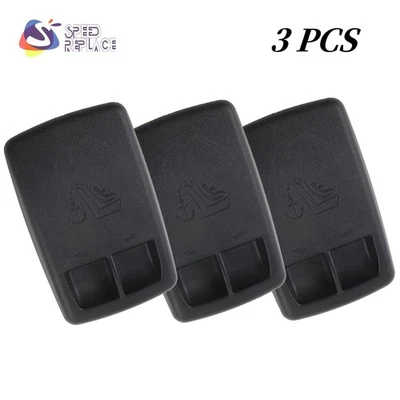 3 x Cubierta de placa de anclaje de cinturón de seguridad apta para Dodge Stratus Chrysler Sebring 300 Foto 1 de 4