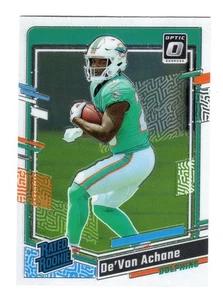 2023 Donruss Optic De'Von Achane #269 Rookie Football Card  - Picture 1 of 2