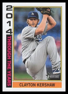 2025 Topps Heritage Through the Years #TTY21 Clayton Kershaw - Picture 1 of 1