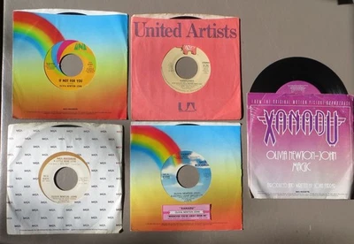 Оливия Ньютон Джон 45 об/мин 1971-1980 лот из 5 хитовых синглов — бесплатная доставка - Изображение 1 из 4