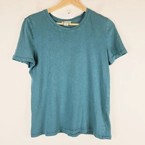 Sundance Tshirt Womens Small Teal Short Sleeve Casual Basic Crewneck Cotton - Bild 1 von 9