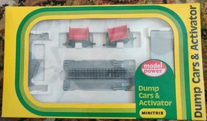 MINITRIX N Gauge 3260 DUMP CARS & ACTIVATOR - NIB - Picture 1 of 1