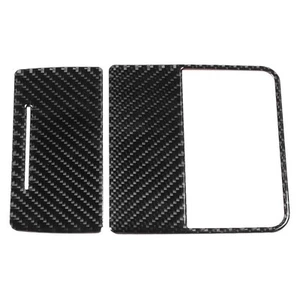 2pcs Rear Storage Panel Trim Cover Real Carbon Fiber Stylish Interior Decora REL - Picture 1 of 13