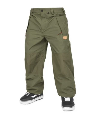 Pantalones de nieve Volcom Longo Gore-Tex para hombre, hiedra, X-grande Foto 1 de 4