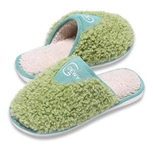 Cozy Fuzzy Slippers for Women Indoor and Outdoor Non Slip Memory Foam House S... - Picture 1 of 7