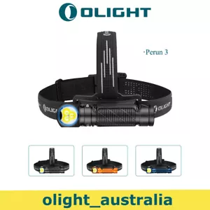 Olight Perun 3 Rechargeable Headlamp Head Torch LED with White & Red Light IP68 - Picture 1 of 37