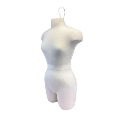 Medium Size Female Torso Form with Half Legs for Display, Sewing, Decorations - Image 1 of 4