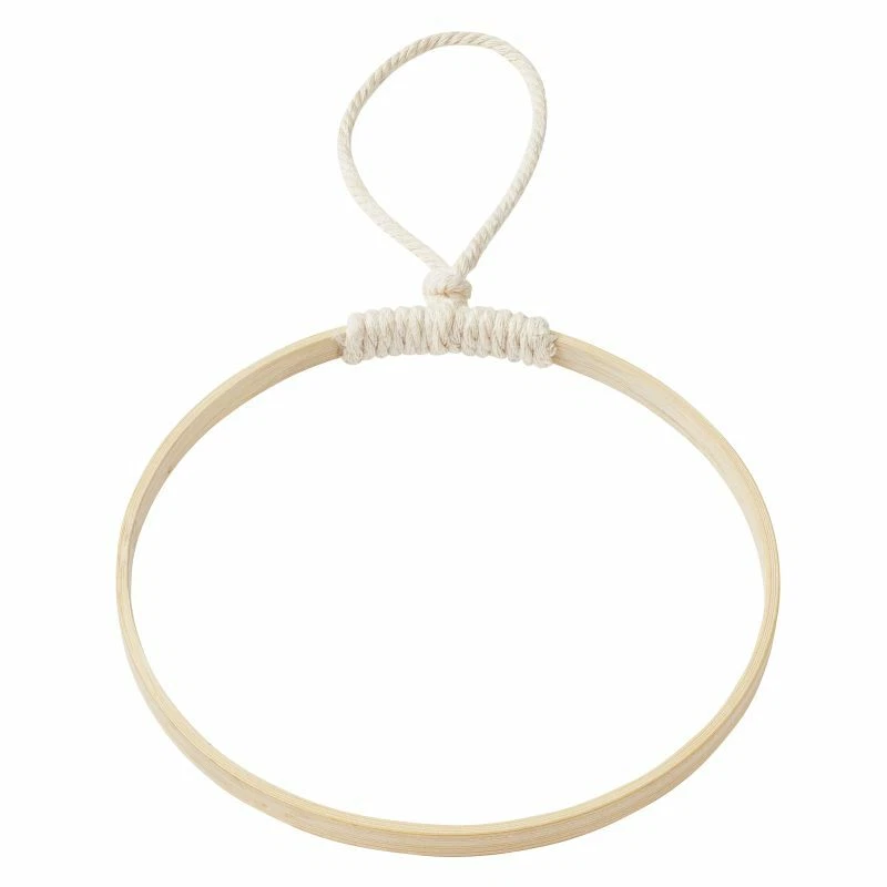 HOBBYFUN Holzring Deko-Ring für Traumfänger natur 30 cm Ø