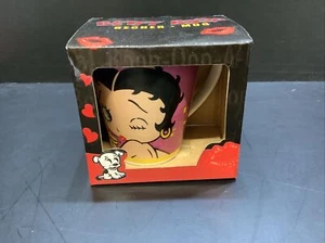 Betty Boop Cup Collectable Mug Kitchen Homewares Gift Boxed Becher Pink New - Picture 1 of 7
