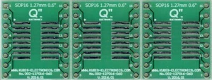 SO16,SOP16,SOIC16,SOL16,SOG16,SOM16,PG-DSO-16 1.27mm a DIP 0.6" - 3 PZ. [IT] - Picture 1 of 1