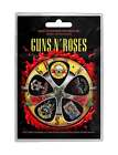 Guns N Roses Plectrum Pack Bullet Band Logo New Official 5 Pack Guitar Picks