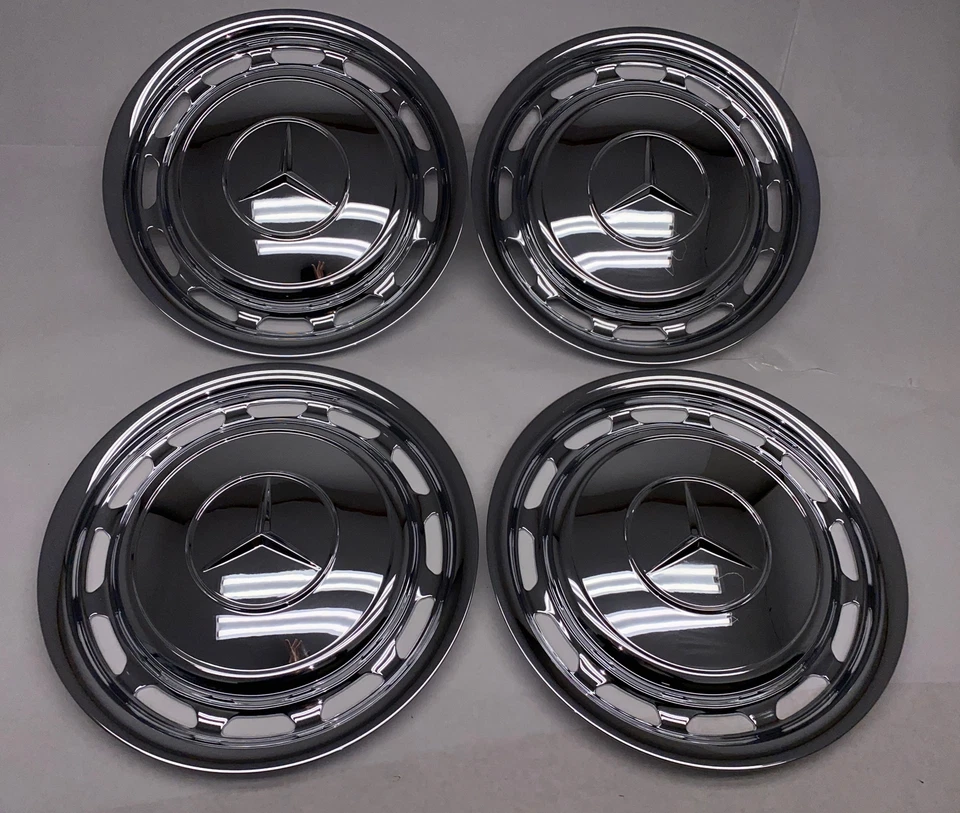 Juego de 4 tapacubos de rueda 14 pulgadas para Mercedes R 107 108 109 111 113 114 115 123 Foto 1 de 3