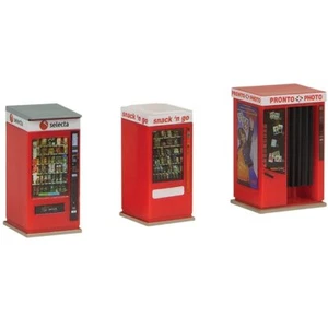 OO Gauge Bachmann Concourse Machines Station Accessories Scenecraft 44-0525 - Picture 1 of 1