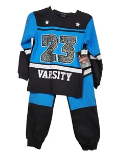 QUAD SEVEN BOY'S 2 PIECE PAJAMA SET--Size 7 - Picture 1 of 8