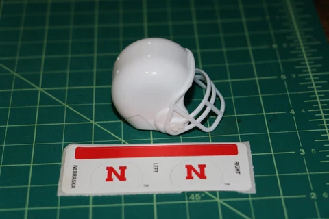 1990s Nebraska Cornhuskers Original NCAA FACTORY mini gumball football helmets Cover