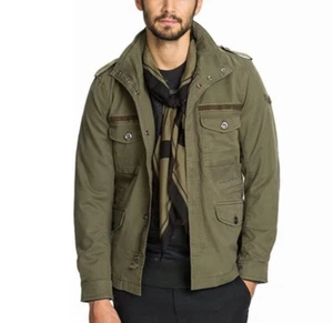 Diesel J-Chika Military Jacket Coat Olive Green Mens Size Xl - $278 -Brand New! - Picture 1 of 13