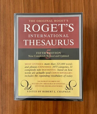 The Original Roget's International Thesaurus Fifth Edition - like new hardcover - Image 1 of 2