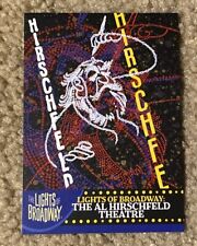 Lights Of Broadway Card The Al Hirschfeld Theatre 2023 Edition 