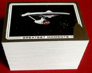 STAR TREK - 50th Anniversary - "GREATEST MOMENTS" Base Set, 100 cards, 2017