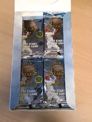 🔥1998 TOPPS STARS BASEBALL  Lot OF 12  Sealed PACKS MLB Half BoxPossible Auto🔥 - Image 1 of 4