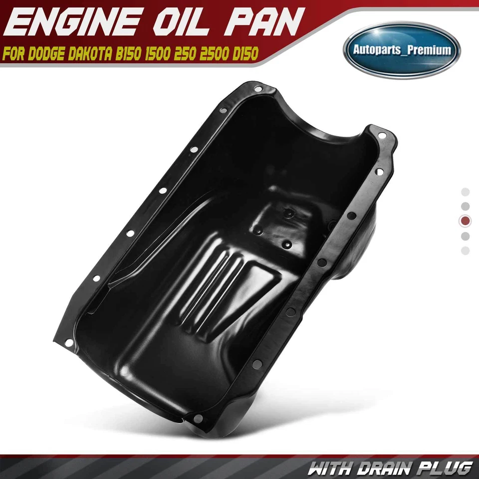 Nuevo cárter del cárter de aceite del motor para Dodge Dakota B150 1500 250 2500 D150 D250 W150 3,9 L Foto 1 de 4