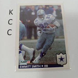 1992 Fleer Football Emmitt Smith #89 Dallas Cowboys Football Card - Picture 1 of 2