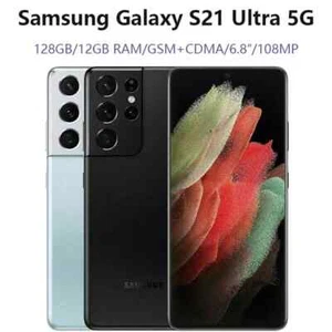 ✨NEW SAMSUNG Galaxy S21 ULTRA 5G SM-G998U 128GB/256GB/512GB GSM+CDMA✨ - Picture 1 of 18