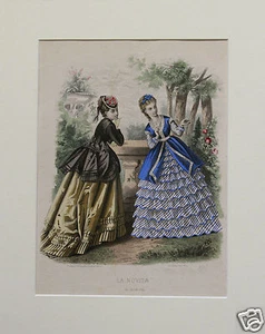 Moda Francese French Fashion Stampa antica - Foto 1 di 1