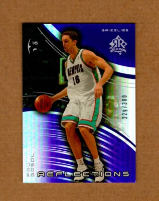 PAU GASOL 2003-04 Upper Deck Reflections AMETHYST Parallel #229/300 (MB) - Image 1 of 2