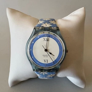 Vintage Swatch Watch MARGUERITE Originals Gent GN202 2002 Flowers Swiss - USED - Picture 1 of 18
